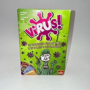 Virus! Card Game Contagiously Fun Card Game Goliath 2019 Pre-Owned COMPLETE